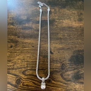 John Medeiros Small 10mm Pearl Slider Necklace